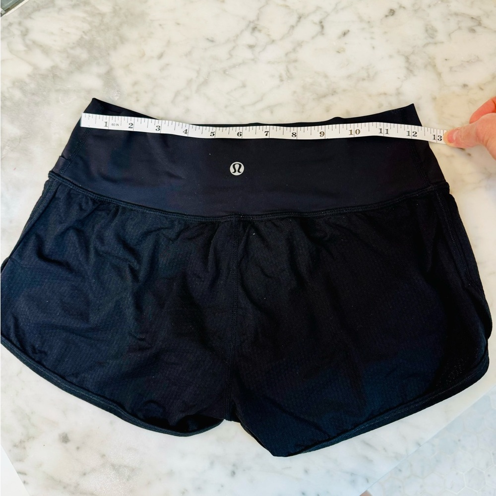 Lululemon shorts with liner, black size small